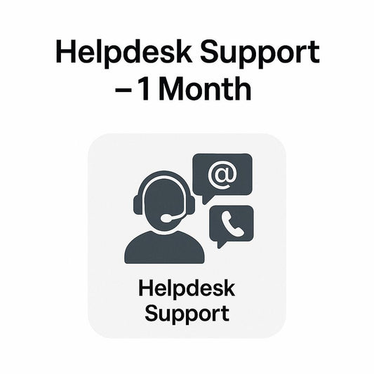 Helpdesk Support – 1 Month