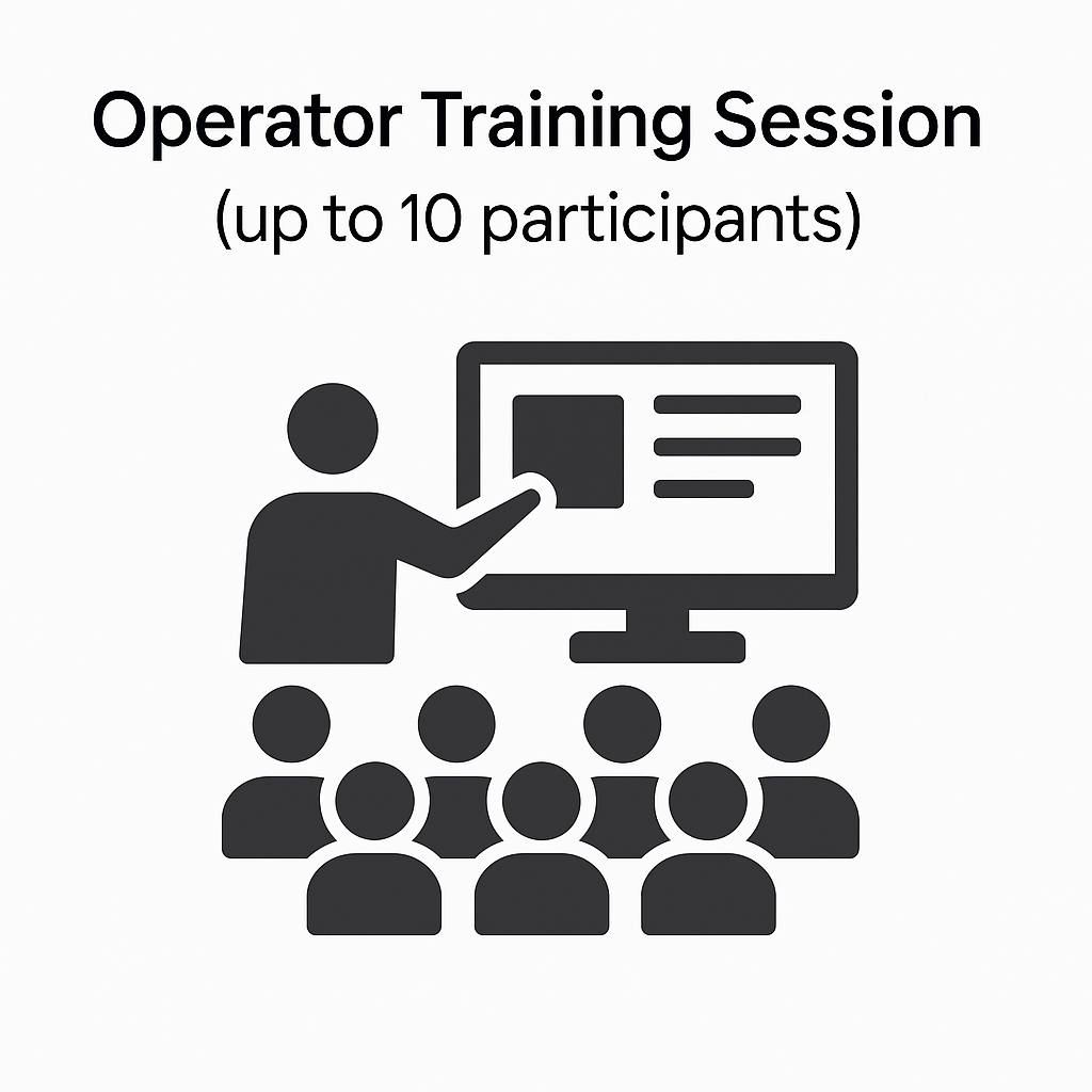 Operator Training Session (up to 10 participants)